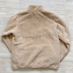 ▪UNIQLO▪ベージュ▪フリース▪160▪の画像