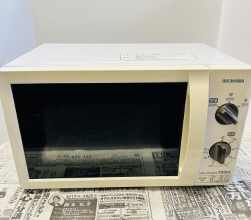 アイリスオーヤマ　電子レンジ　IMB-T176-6-W 2019年製