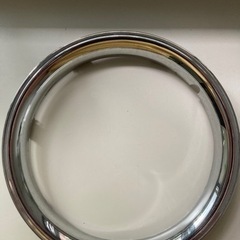 14インチ用　鉄ちん用メッキホイールカバー