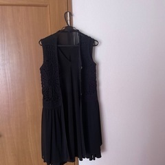 トクコプルミエヴォルトベスト付ワンピース【値段交渉可】