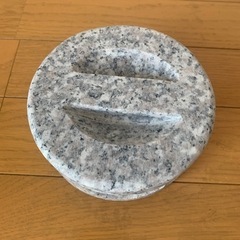 決まりました　新品未使用　御影漬物石　2.５キロ