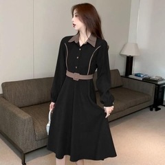 【新品】レディース ワンピース コーデュロイ フレア ロング丈 ...