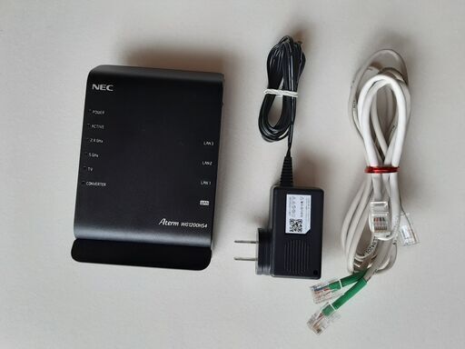 NEC Aterm WG1200HS4 ケーブル2本つき 無線LAN ルーター