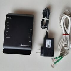 NEC Aterm WG1200HS4 ケーブル2本つき 無線L...