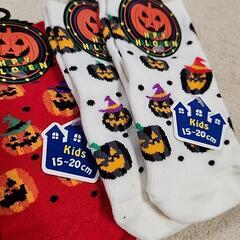 ハロウィン靴下２足の画像