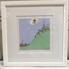 馬場利貞　額入り絵画　「castle」