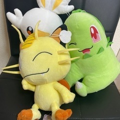 ポケモン　ぬいぐるみ　ヒバニー　チコリータ