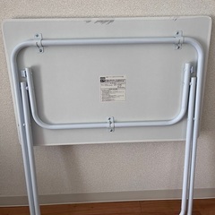 ニトリ　折りたたみデスクフレッタWHの画像