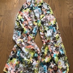花柄　ストール