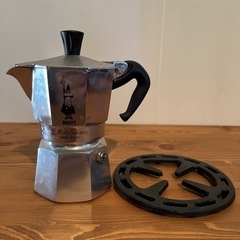 ガスプレートとビアレッティ モカエキスプレス 1cup