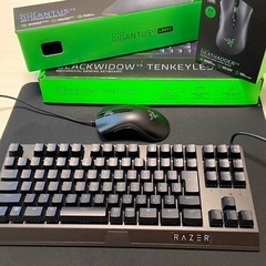 Razer  レイザー　ゲーム用キーボード黄色軸・マウス・マウス...