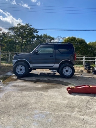 ジムニー　スタッドレスタイヤホイールセット　リフトアップ