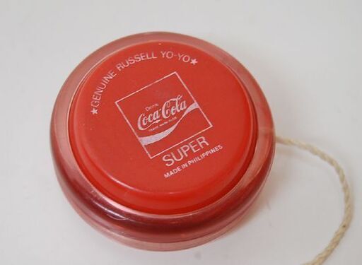 当時物 CocaCola ヨーヨー Drink SUPER フィリピン製 直径6㎝ 52g コカコーラ おもちゃ 玩具  札幌市 清田