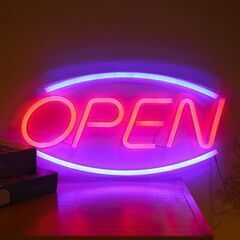 新品！ネオンサイン 看板 OPEN オープン アメリカン LED...