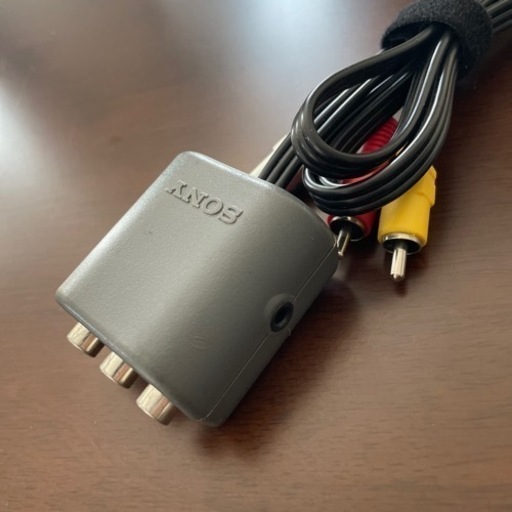 SONY RCA 3連 オス/メス 3.5㎜ 3極 メス ビデオ/ オーディオケーブル