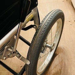 【売約済み】日進医療器　ニッシン 介助式 車椅子 車イス NEO-2 ノーパンクタイヤ　スタンダード車いす　検　介護　折りたたみ　コンパクト　の画像