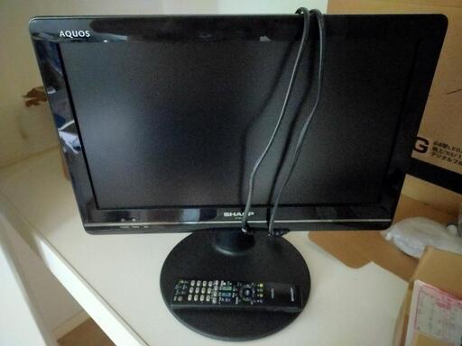 シャープ AQUOS 液晶テレビ リモコン付き