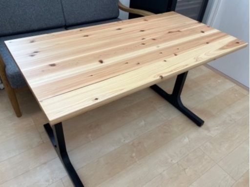 美品　THE TABLE / 無垢材 × Black Steel - I　テーブル