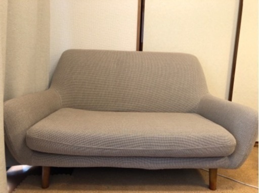 unicoモダン グレー系 2人掛けソファ引き取りの方は4,000円西東京市田無 unicoモダン グレー系 2人掛けソファ引き取りの方は4,000円西東京市