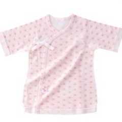 【着用１回の美品】赤ちゃん短肌着　50〜60 ・赤ちゃんの城　良品の画像