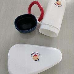 familiar 離乳食ハサミとおせんべい入れの画像