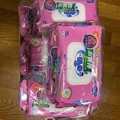 ハビナース　トイレに流せるパッとおしりふき 14パック