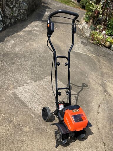 ミニ耕運機　電動コードレス　２回使用のみ