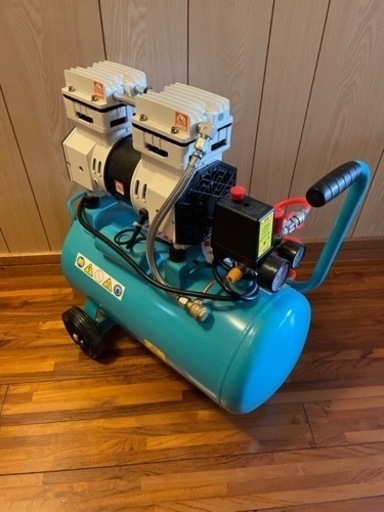 【キャンセルのため再出品】エアーコンプレッサー・ホース・エアーガン 3点セット