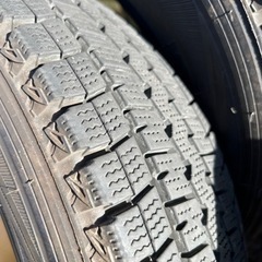 165-R13 🍀6PR LT ダンロップ　バリ山ウインターマックス4本の画像