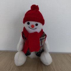 スノーマンぬいぐるみ ハンドメイドの画像