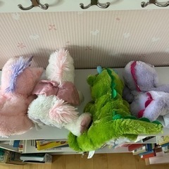 ハンドパペット　ぬいぐるみ　4個セットの画像