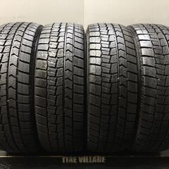 DUNLOP WINTER MAXX WM02 205/60R16 16インチ スタッドレス 4本 22年製 バリ溝 ヴォクシー ステップワゴン等　(VTL802)クレジットカード QRコード決済可能