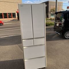 HITACHI 冷蔵庫 R-XG43J (XW) 430L 仕様：XGシリーズ ： 冷蔵庫