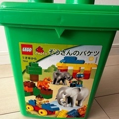 お話中 ✩.*˚レゴ　デュプロ　ぞうさんのバケツ
