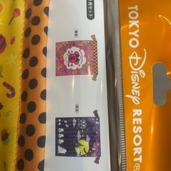 ミッキーマウスハロウィン巾着2枚セットの画像