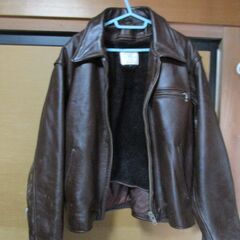 革ジャン牛革？　ライダース　④