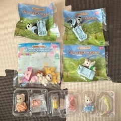 値下げしました⚠️画像5枚 バラ売り可 シルバニアファミリー キラキラくじ 等の画像