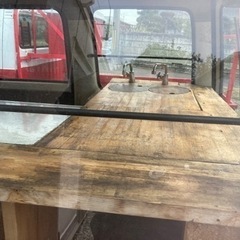 【売約済】KV3 サンバー ワーゲンバス仕様 キッチンカー 車検受け渡しの画像