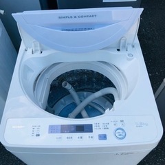 ①✅SHARP 電気洗濯機✅ ✅ES-GE5A-V✅送料設置無料 Amazon.co.jp: シャープ全自動洗濯機 5kg バイオレット系 ES