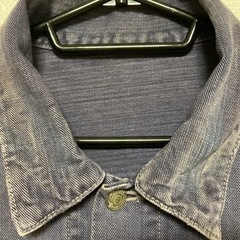 メンズ　紫デニム　ジャケット　Lサイズの画像