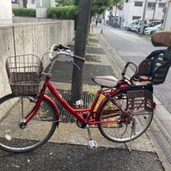 子どもイスつき自転車