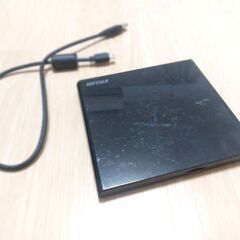 ノートパソコン用外付けCD.DVDドライブ USBコード付き