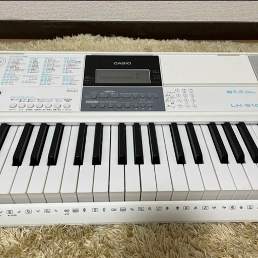 美品 casio カシオ 電子ピアノ LK-516 光ナビゲーション