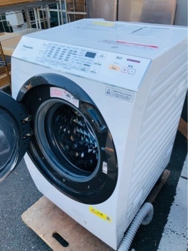 北九州市内配送無料　保証付き　パナソニック Panasonic NA-VX3600L-W [ドラム式電気洗濯乾燥機（9.0kg） 左開き 泡洗浄 クリスタルホワイト]