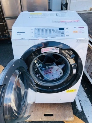 北九州市内配送無料　保証付き　パナソニック Panasonic NA-VX3600L-W [ドラム式電気洗濯乾燥機（9.0kg） 左開き 泡洗浄 クリスタルホワイト]