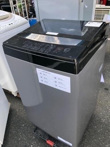 北九州市内配送無料　保証付き　2022年　NITORI 洗濯機 NTR60BK  6kg