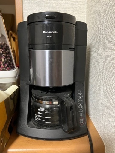 パナソニック　コーヒーメーカーを譲ります