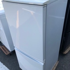 福岡市内配送無料　シャープ SHARP SJ-14Y-W [冷蔵...