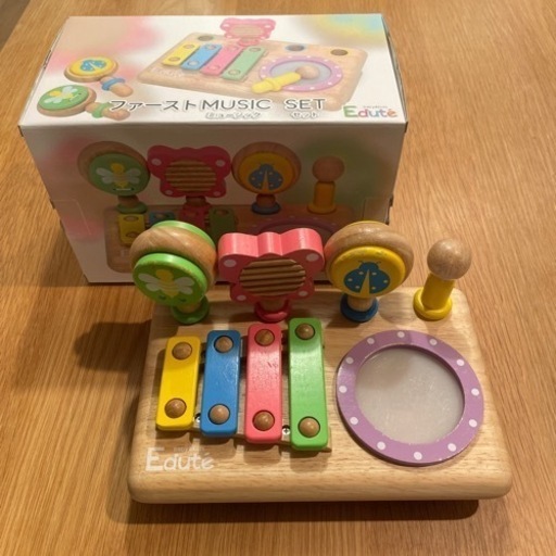 木のおもちゃ　Edute ファーストミュージックセット