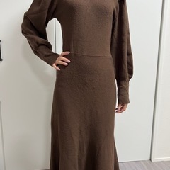 【ブラウンワンピース】無料　